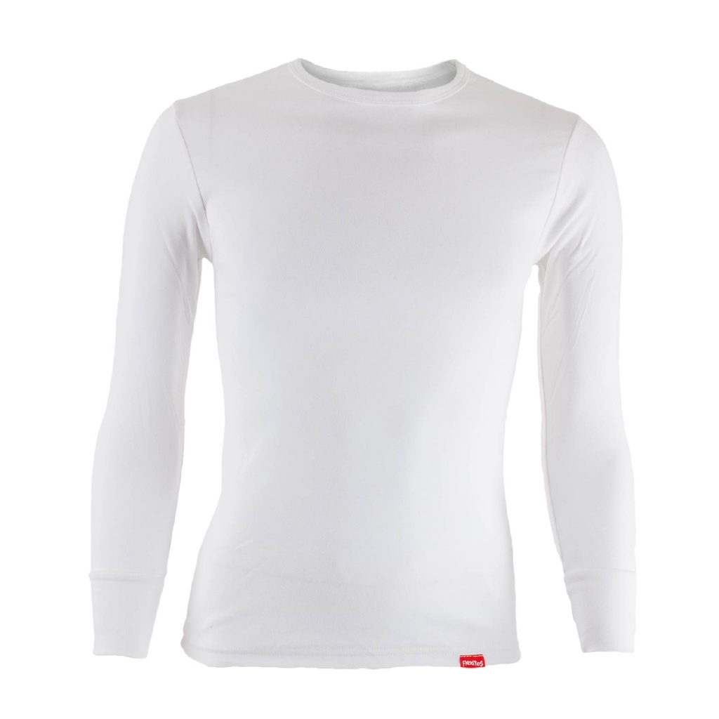 CLASSIC WHITE LONG SLEEVE THERMAL VEST X30LS | FlexiTog